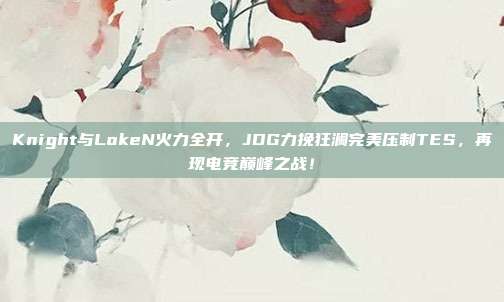 Knight与LokeN火力全开，JDG力挽狂澜完美压制TES，再现电竞巅峰之战！