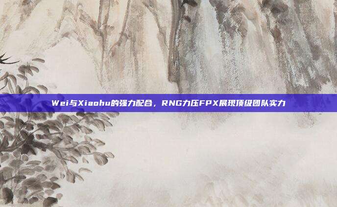 Wei与Xiaohu的强力配合，RNG力压FPX展现顶级团队实力