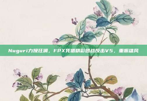 Nuguri力挽狂澜，FPX凭借精彩团战反击V5，重振雄风